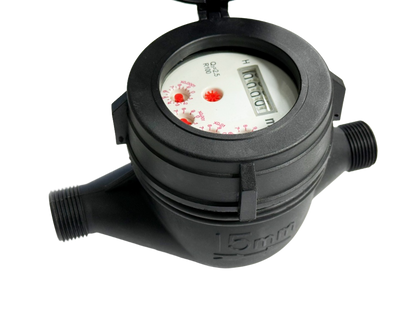 Dry Type Black Plastic Water Meter