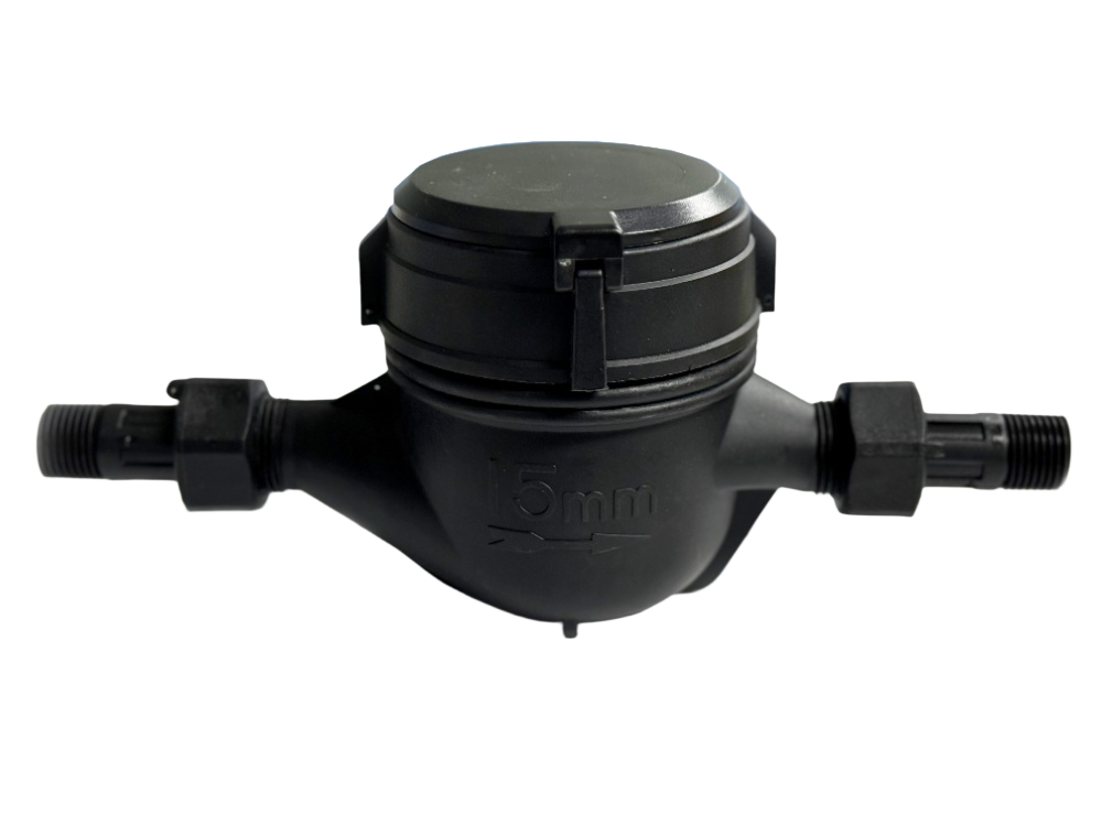 Dry Type Black Plastic Water Meter