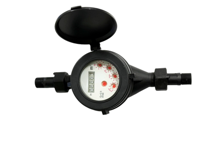 Dry Type Black Plastic Water Meter