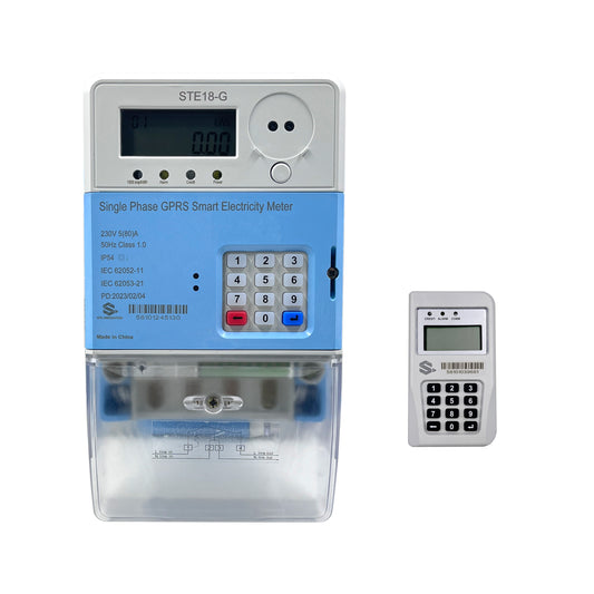 STS Prepaid Single-phase split Smart GPRS code electricity Meter