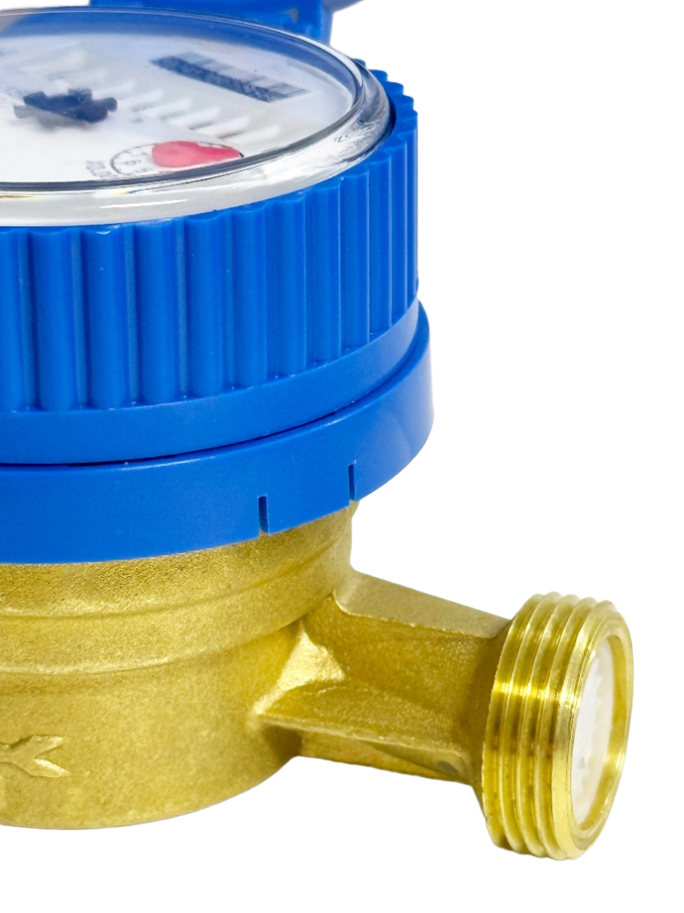 Single-jet, dry type, vane wheel water meter R160