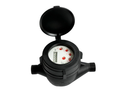 Dry Type Black Plastic Water Meter