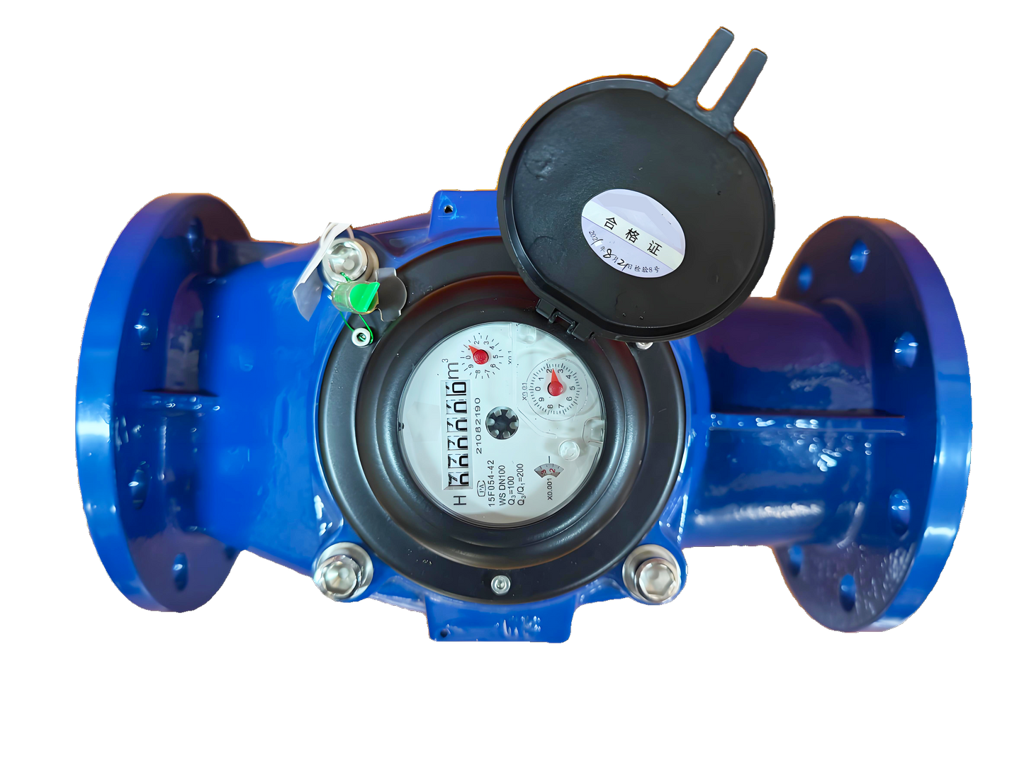 WS vertical spiral wing large-diameter water meter